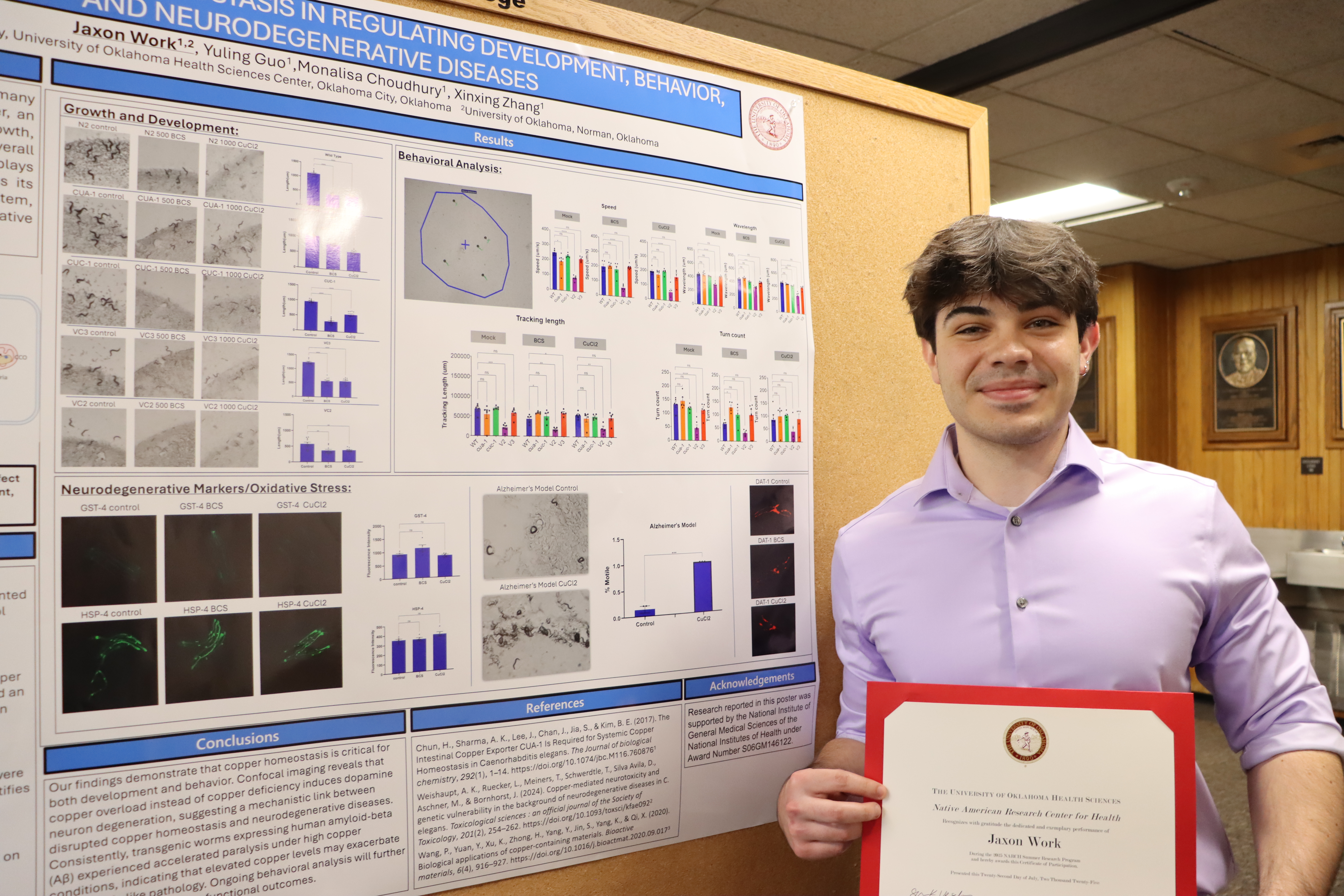 Celebrating Jaxon s Summer Research Success